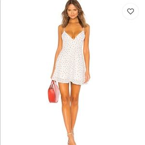 Revolve sienna polka dot dress